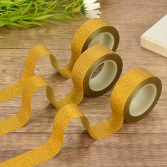 Golden Scallion Powder Tape with Glittering Tape and Stickers