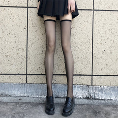 Sheer Mesh Thigh High Stockings Over The Knee Socks Women's Stockings & Hosiery