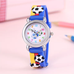 Colorful Football Graphic Quartz Watch for Kids