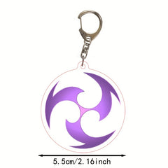 Anime Keychain Seven Elements Bag Pendant Key Ring