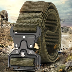 Durable Tactical Belt for Outdoor Activities - Mountaineering, Hiking, Camping