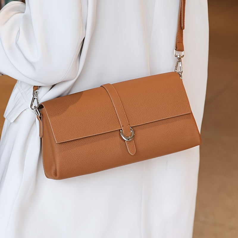 Leather Women's Large Tote Bag Light Brown