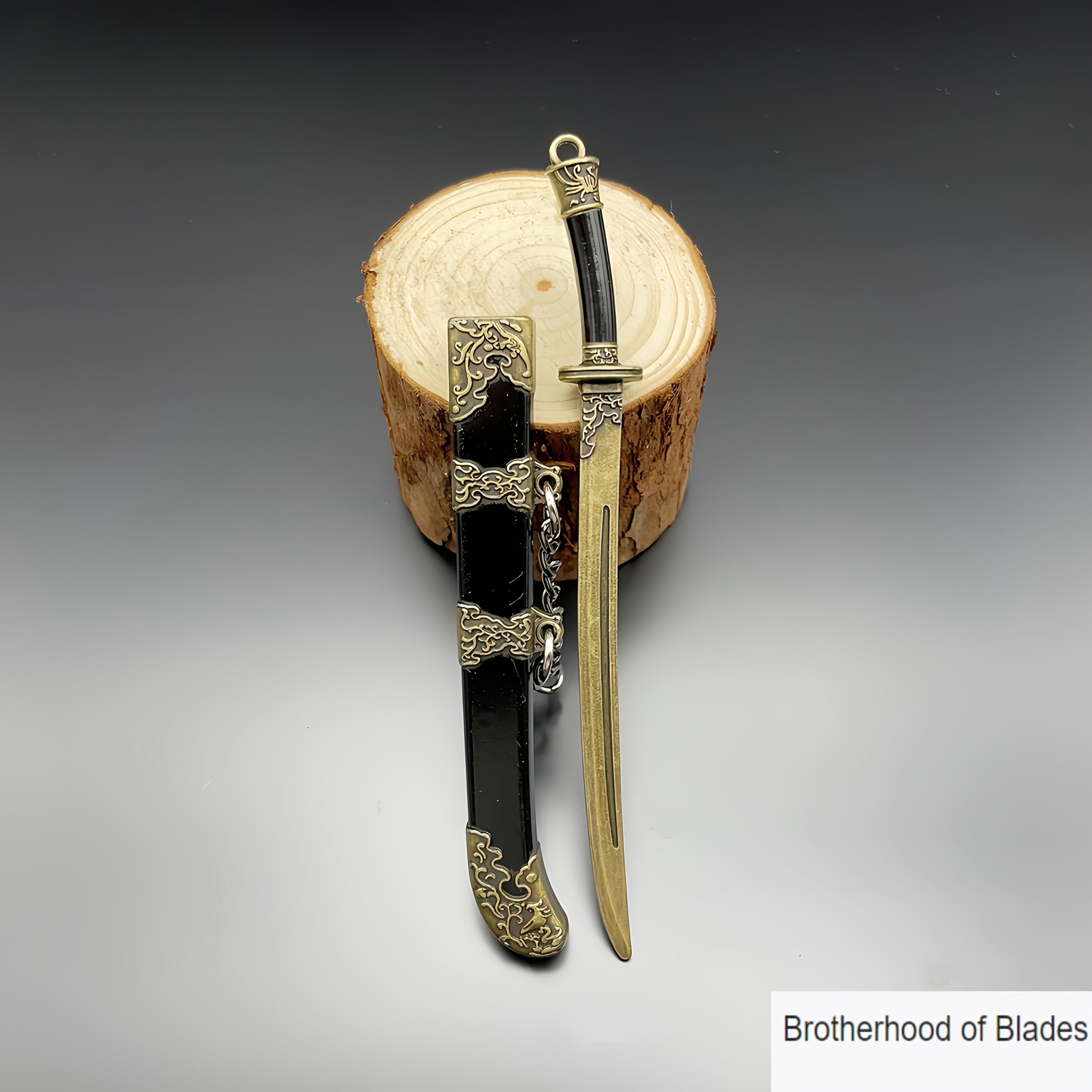 Emperor Sword Ornaments Mini 12cm Pendant Ancient Style Keychain Unsharpened