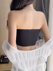 Seamless Bandeau Bra Soft & Stretchy Strapless Women's Lingerie