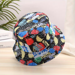 Men's Bright Abstract Pattern Fisherman Hat Outdoor Bucket Hat