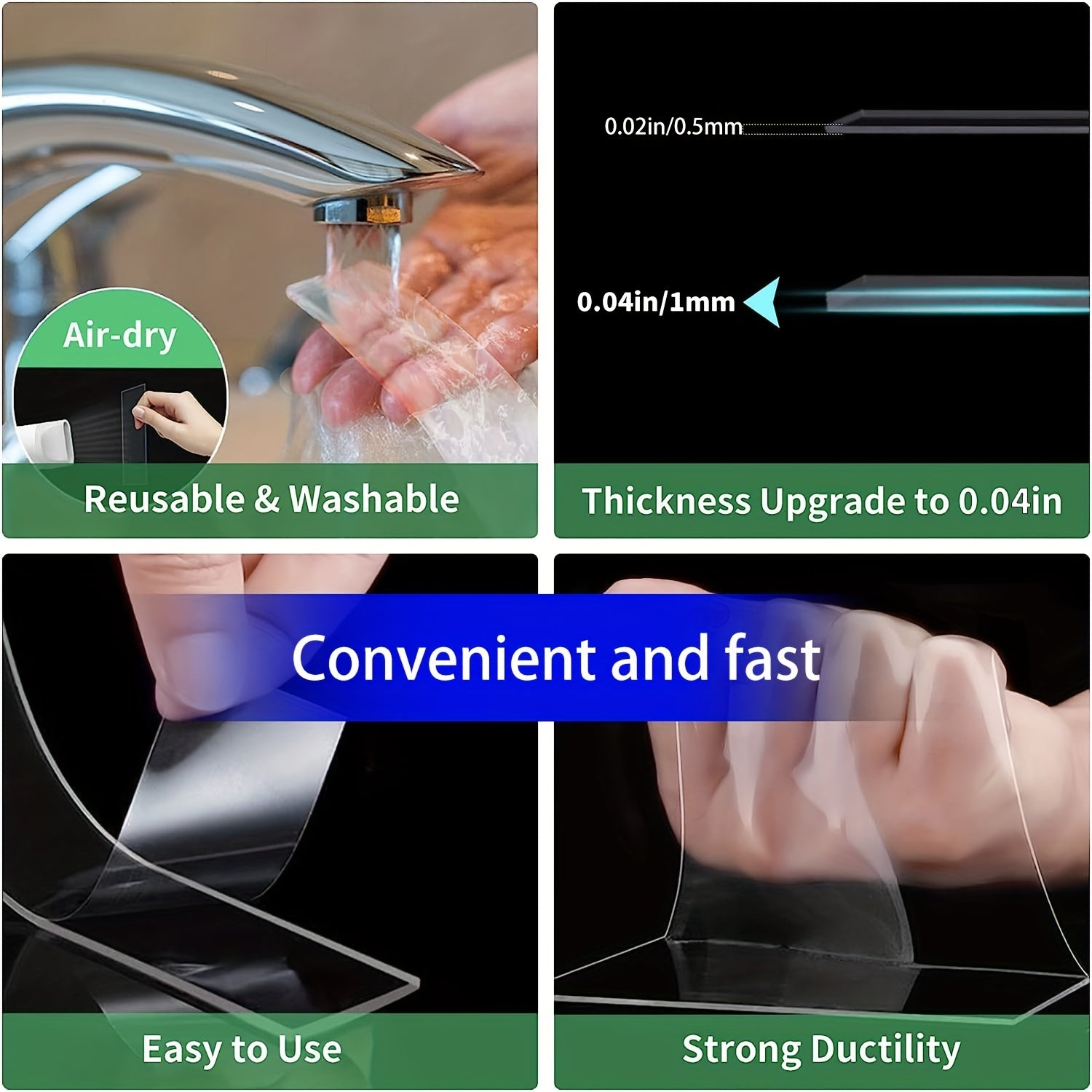Heavy Duty Double Sided Adhesive Tape for Picture Hanging