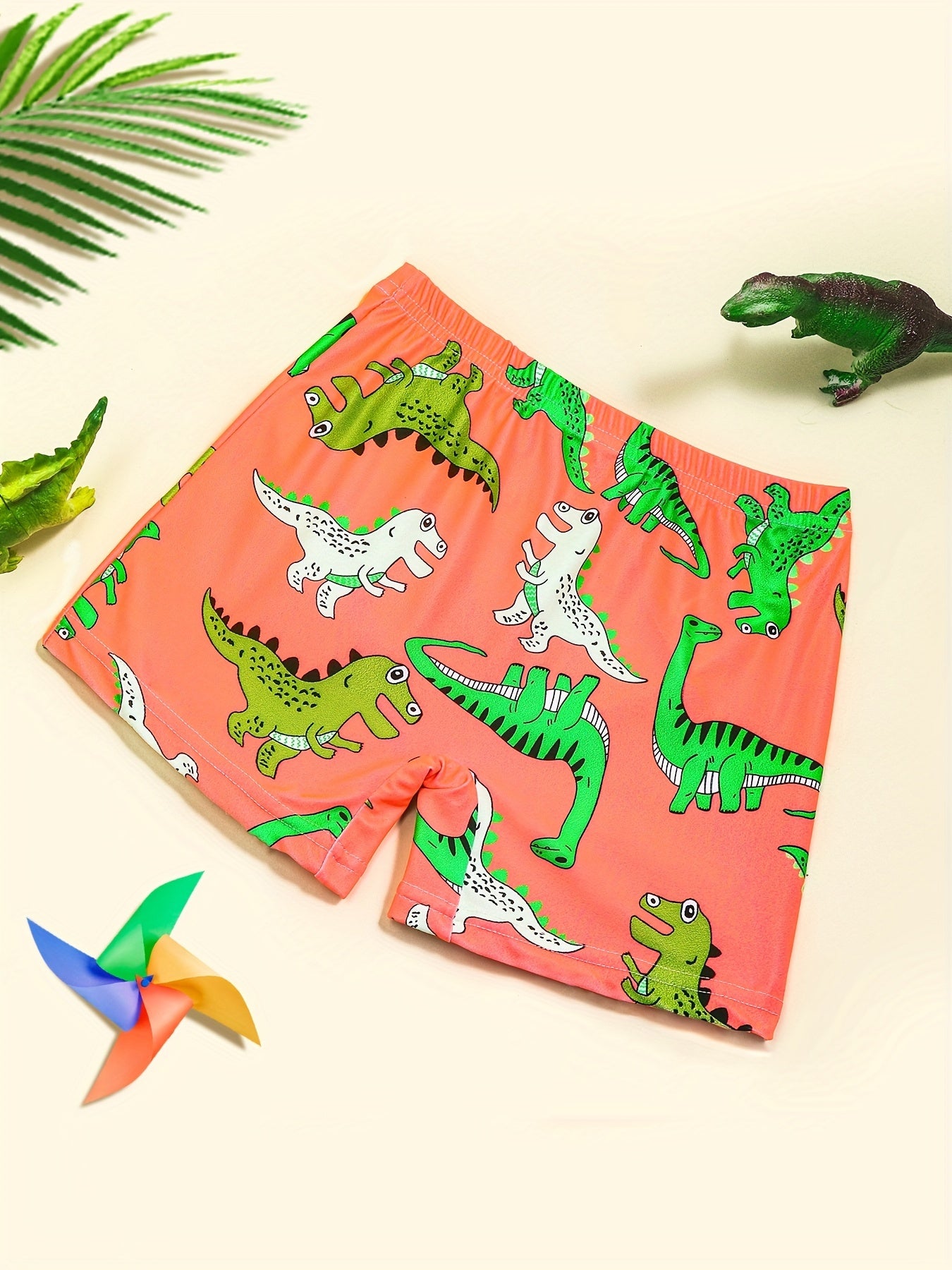 Boys Dino Swim Trunks for Beach Holiday Summer Kids