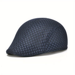Men's Mesh Beret Visor Hat Outdoor Breathable Cap