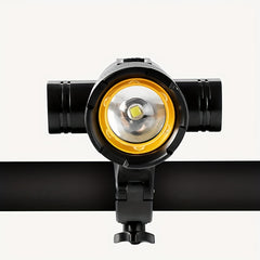 Waterproof USB Rechargeable Bicycle Light 3 Light Modes & Detachable 18650