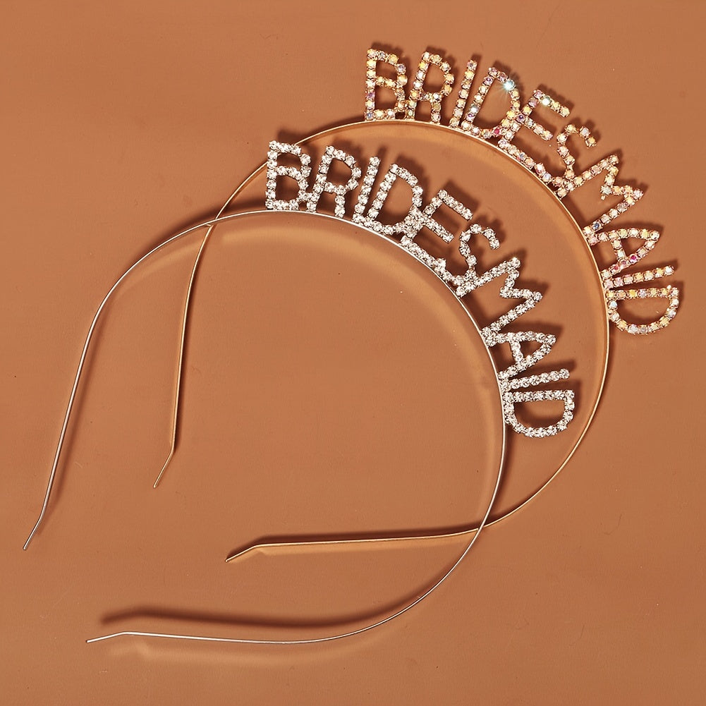Rhinestone Bridesmaid Hairband Bridal Shower