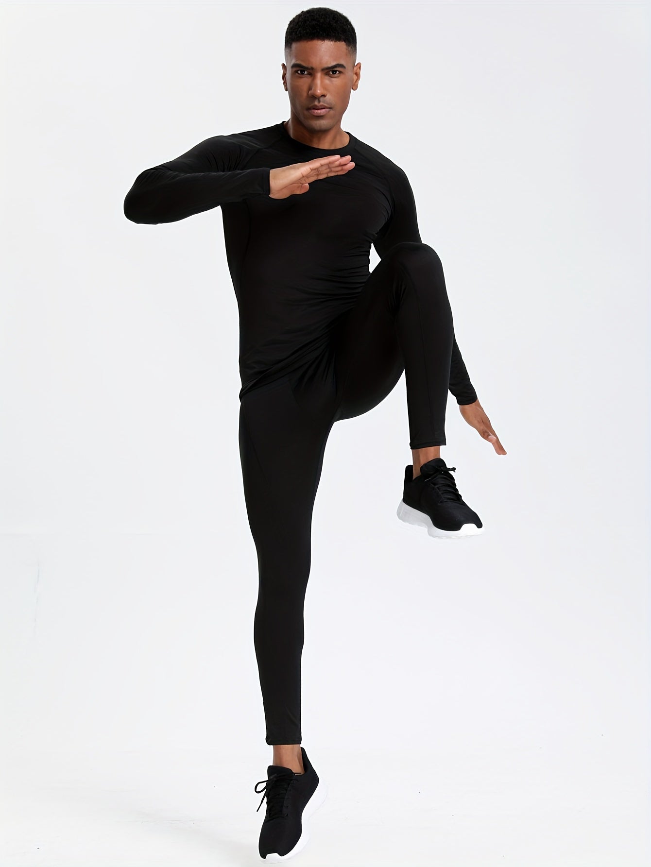 Men's Compression Pants Quick Dry Base Layer for Sports Gym Running