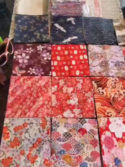 50pcs Japanese Style Cotton Fabric PreCut - DIY Sewing Supplies for Patchwork