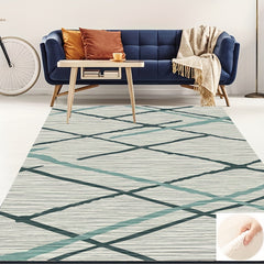 Green Large Carpet Modern Area Rug For Living Room