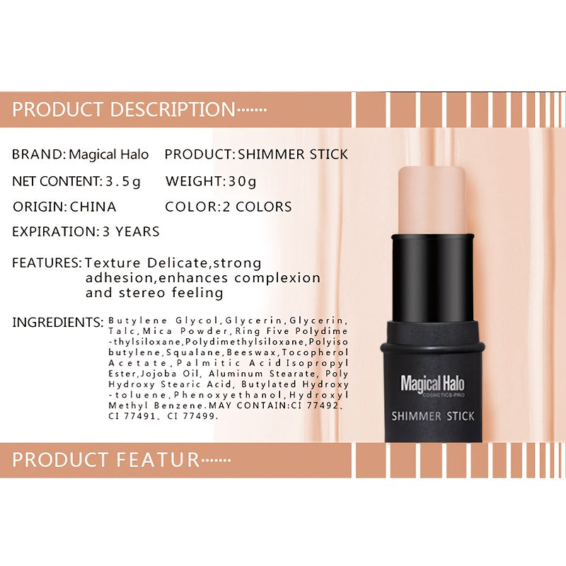 3D Highlighter Contouring Shadow Stick & Silkworm Pen for Holidays Makeup