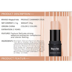 3D Highlighter Contouring Shadow Stick & Silkworm Pen for Holidays Makeup