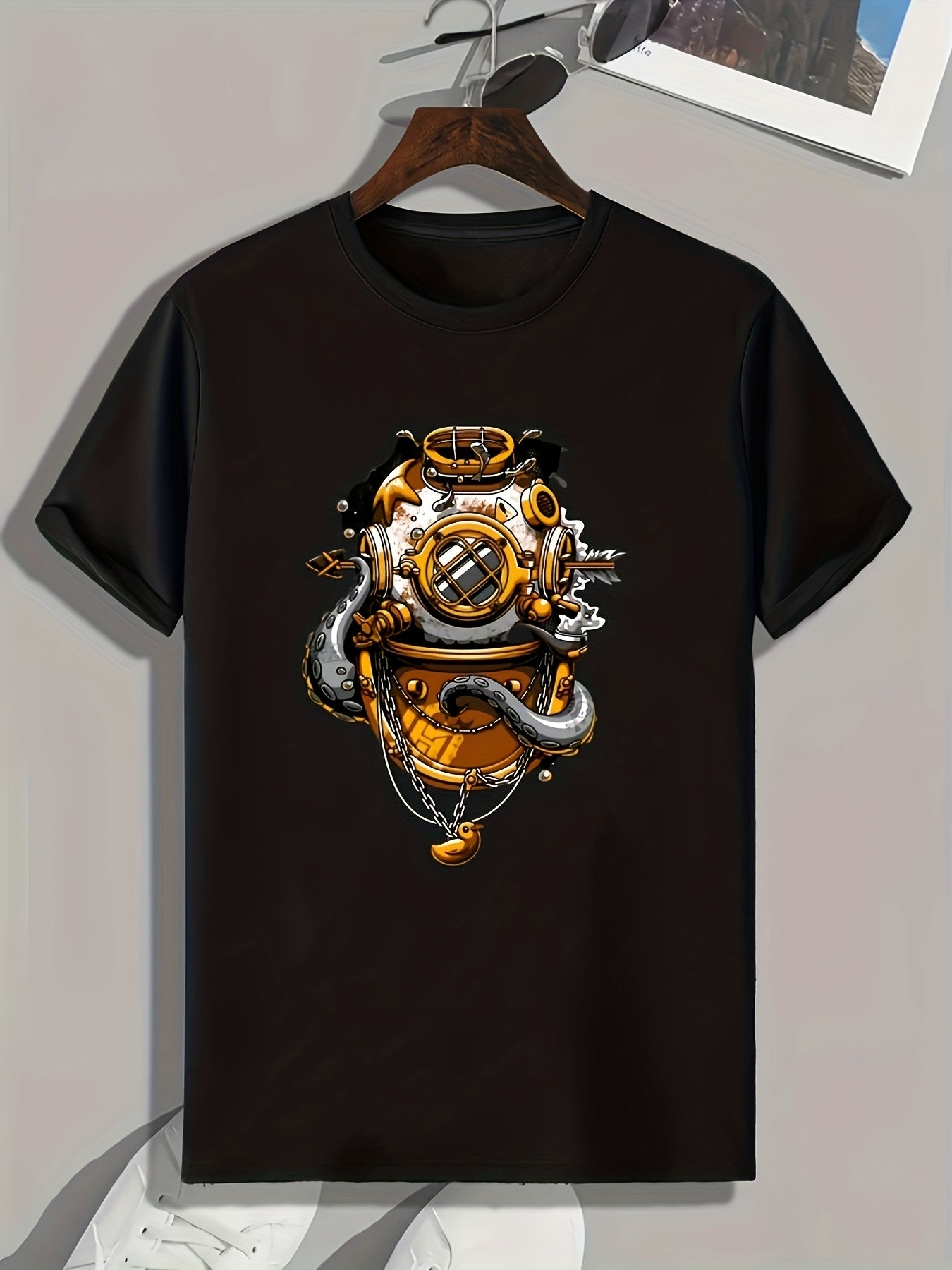 Instrument Print Men's Graphic t-shirt for Summer