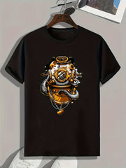 Instrument Print Men's Graphic t-shirt for Summer