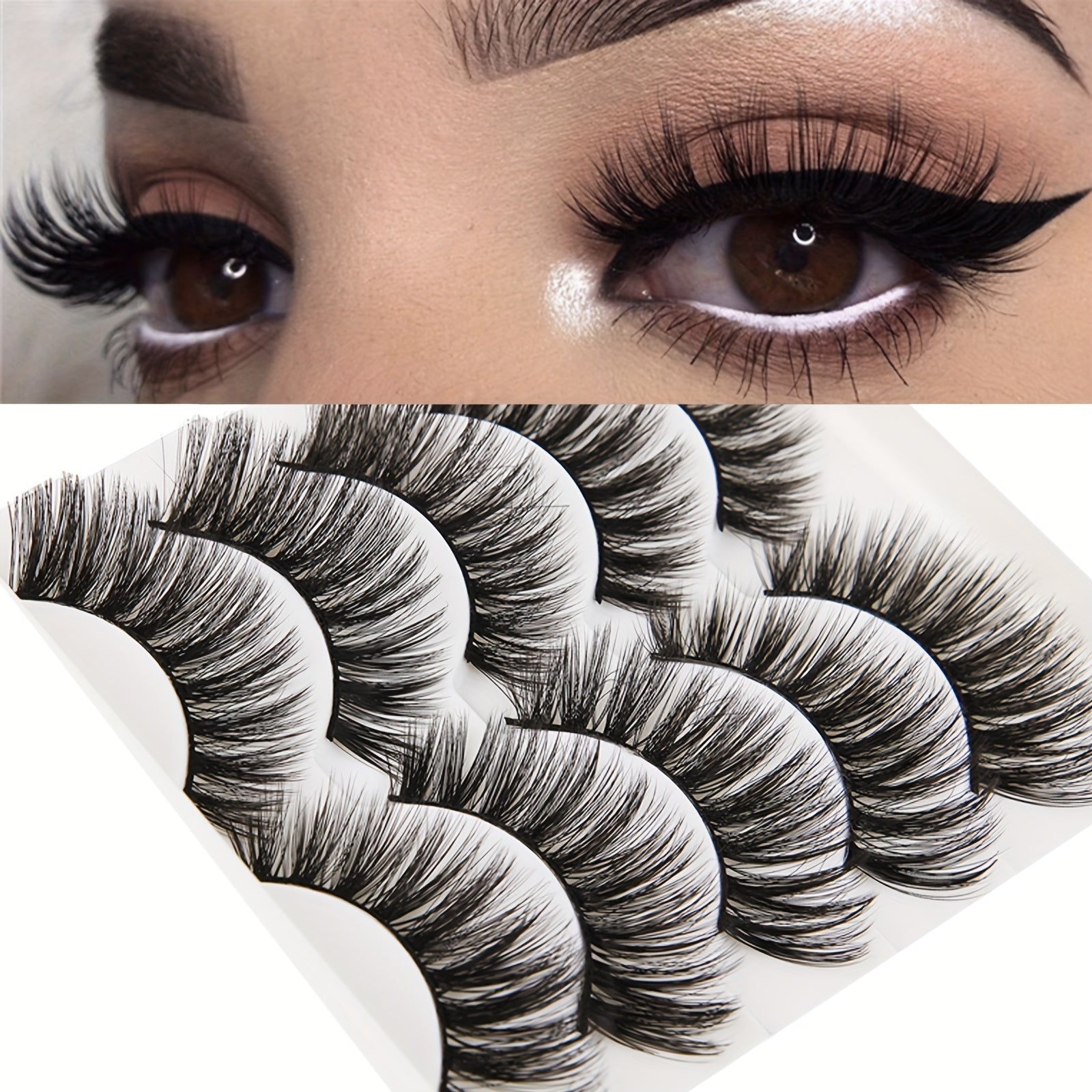3D Fluffy False EyeLashes for Natural Look Makeup