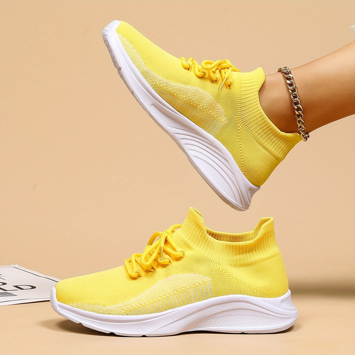 Breathable Running Shoes Women's Lace Sneakers