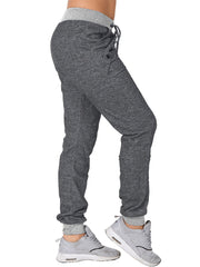 Tie Waist Jogger Pants with Pockets for Women