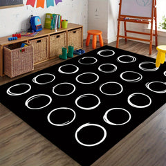 Classroom Rugs Circles Seating Carpet 20 Seats Rainbow Rug