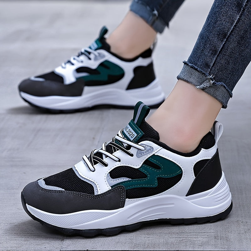 Thick Bottom Mesh Breathable Chunky Sneakers