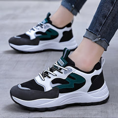 Thick Bottom Mesh Breathable Chunky Sneakers