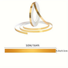 50M Foil Self Adhesive Tile Sticker Waterproof Gap Sealing Tape Strip