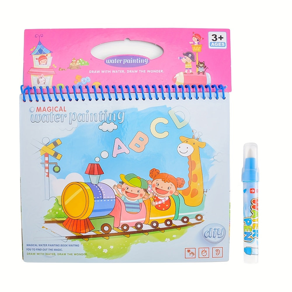 Kids' Magic Watercolor Painting Book Reusable Graffiti Art Toys