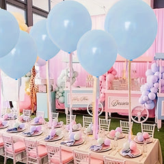6pcs 18in Latex Balloons Giant Colorful Rainbow Balloons for Photo Shoot Wedding