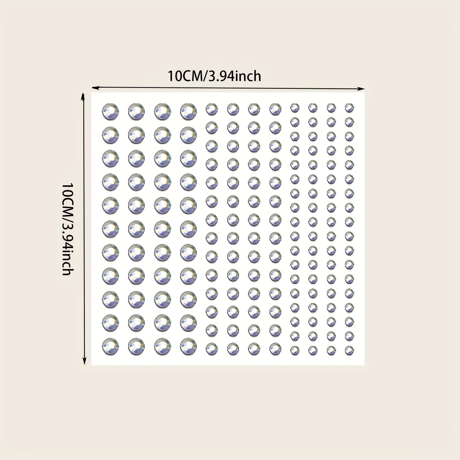 144 Pcs Purple Face Stickers Jewelry Pearl Stickers Face Makeup