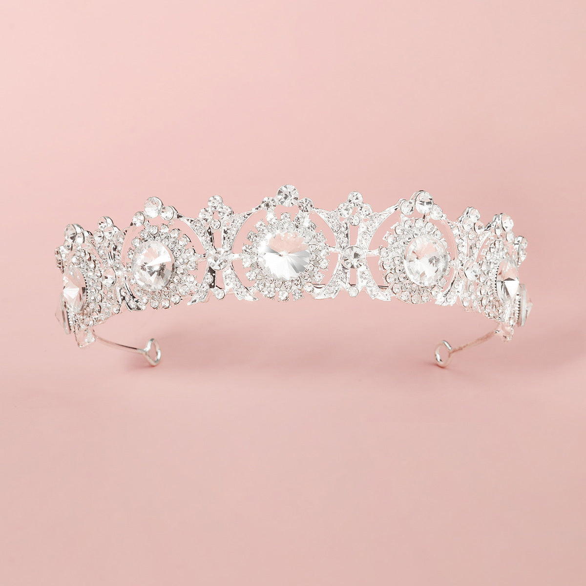 Rhinestone Tiara Crown Wedding Hair Jewelry