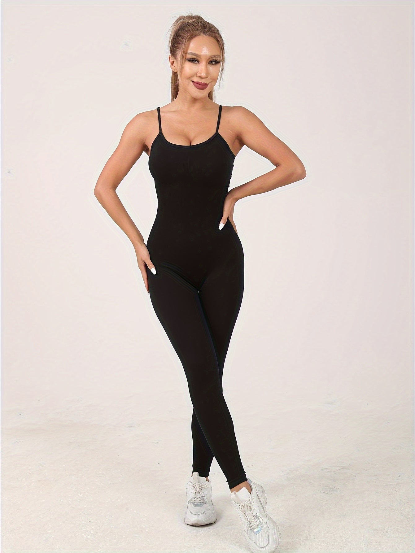 Women's High Elastic Yoga Jumpsuit