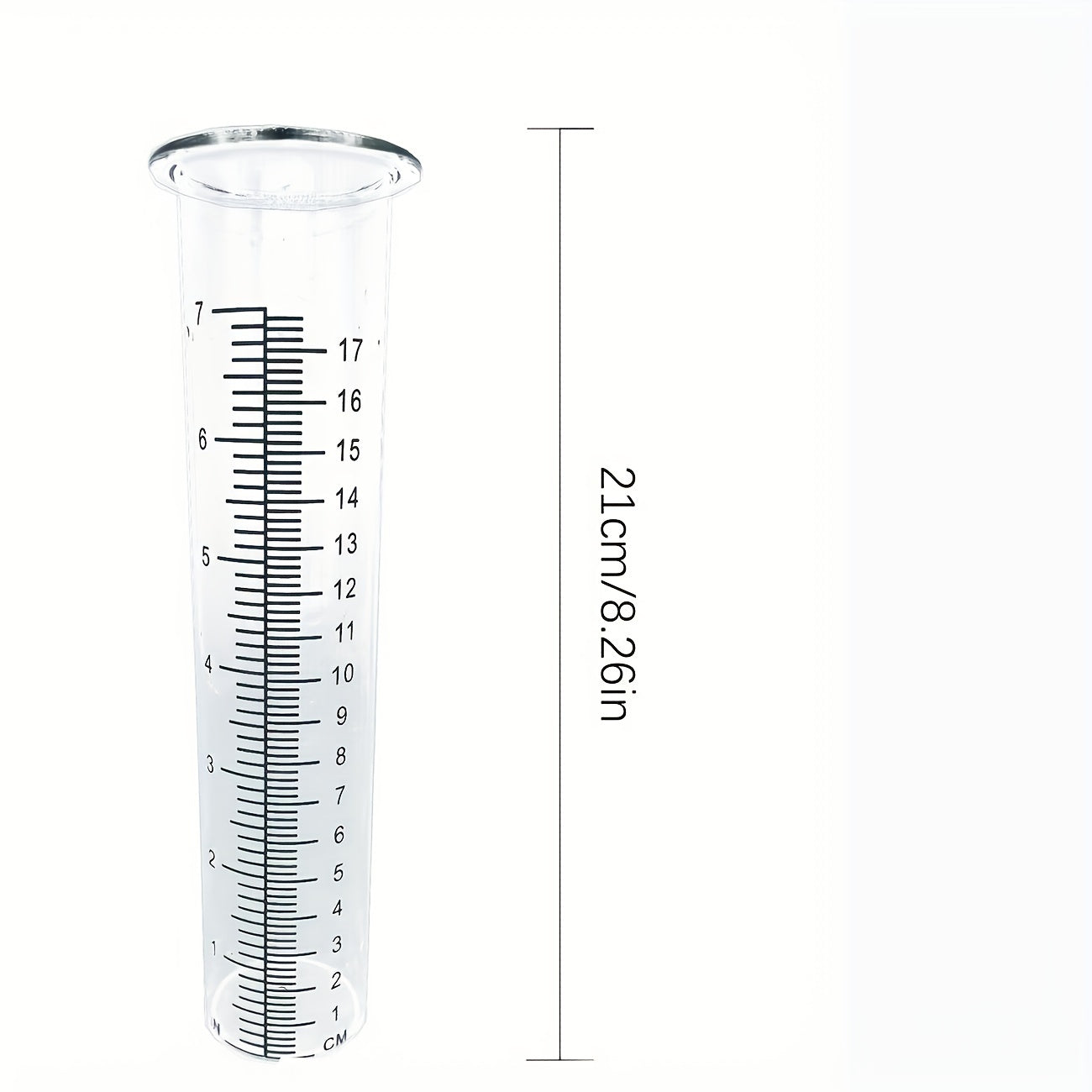 Outdoor Bird & Dragonfly Art Rain Gauge with Thermometer, 68cm Metal Frame