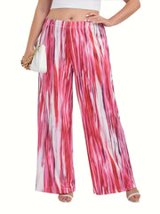 Tie Dye Wide Leg Sports Pants