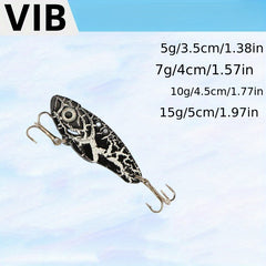 Metal Vibration Fishing Bait for Mouth Blackfish Perch Horse Mouth Perch