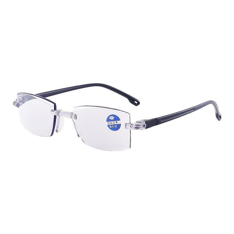 Anti Light Dual Focus Reading Glasses for Reading Books Newspapers