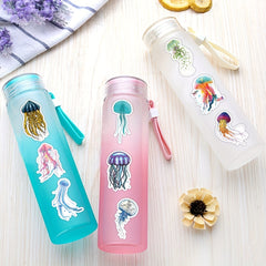 50pcs Deep Sea World Jellyfish Stickers for Scrapbooking Diary Phone Journal