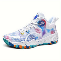 Men's Non Slip Basketball Shoes Comfy Shock Absorption Sneakers