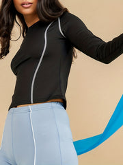 Women's Quick Dry Cycling Jersey Long Sleeve Sports Top