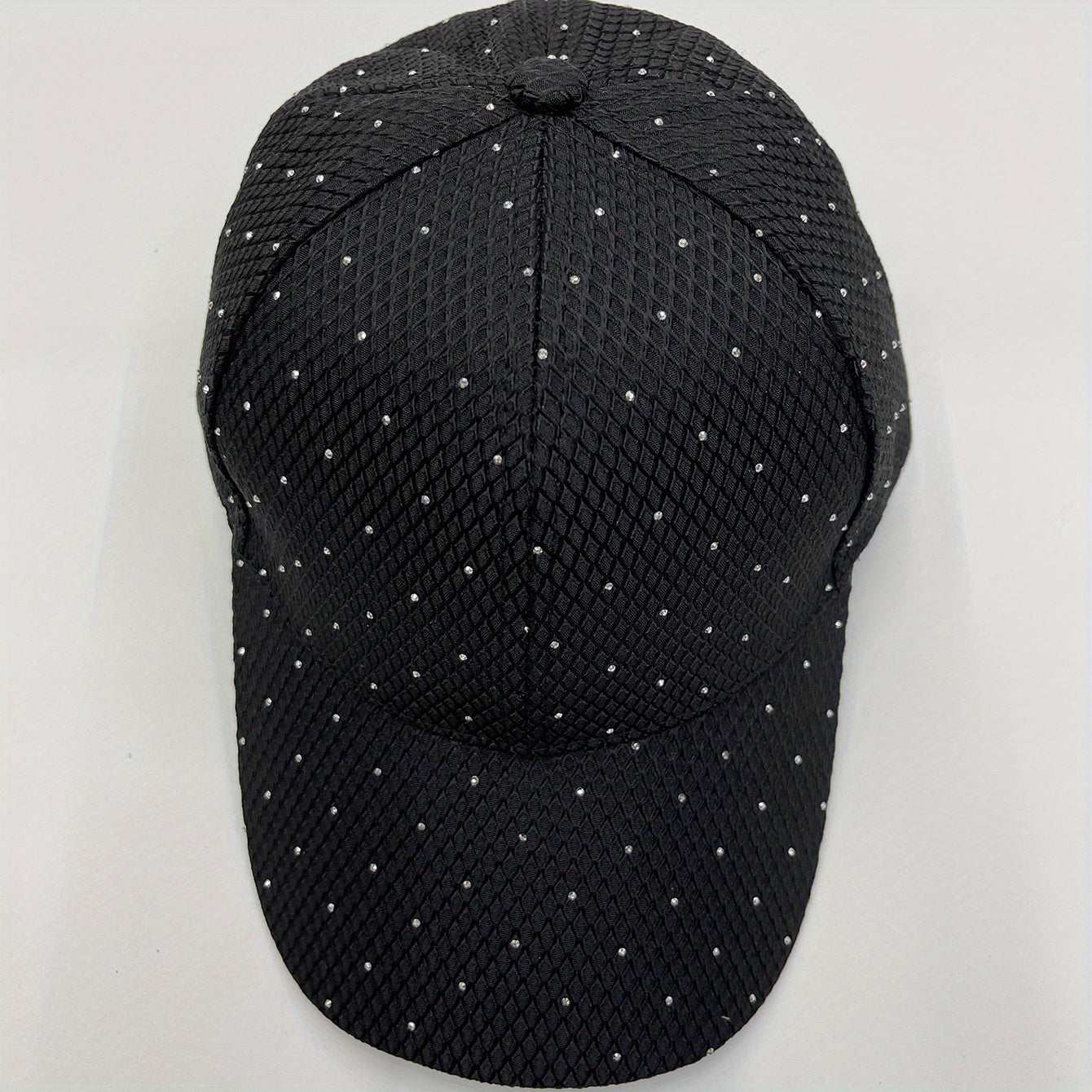 Rhinestone Decor Baseball Cap Lightweight Sun Hat
