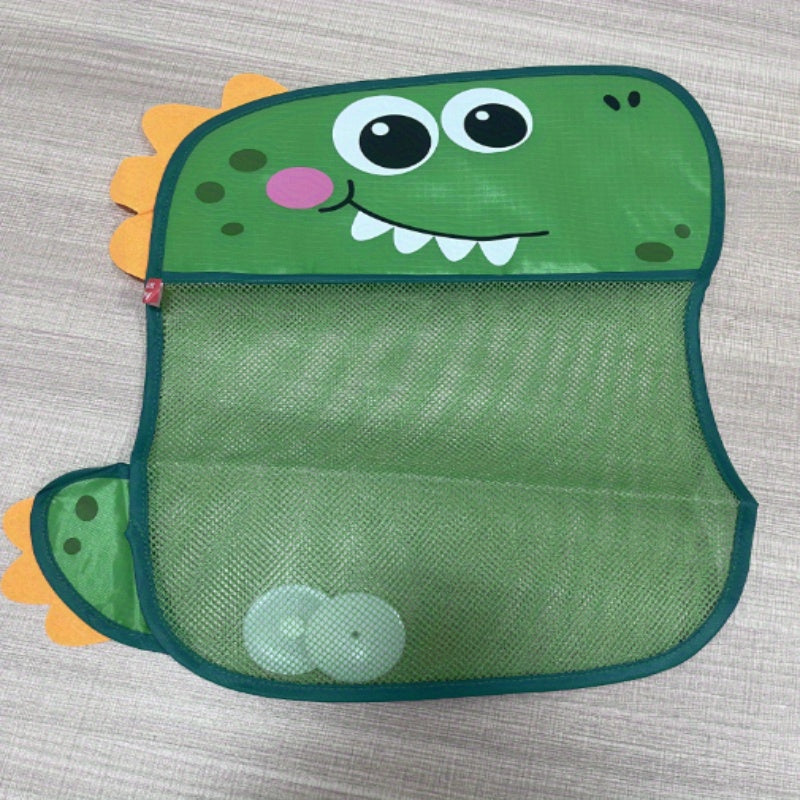 Dinosaur Bathroom Mesh Bag Baby Bath Toy Storage Organizer Pouch