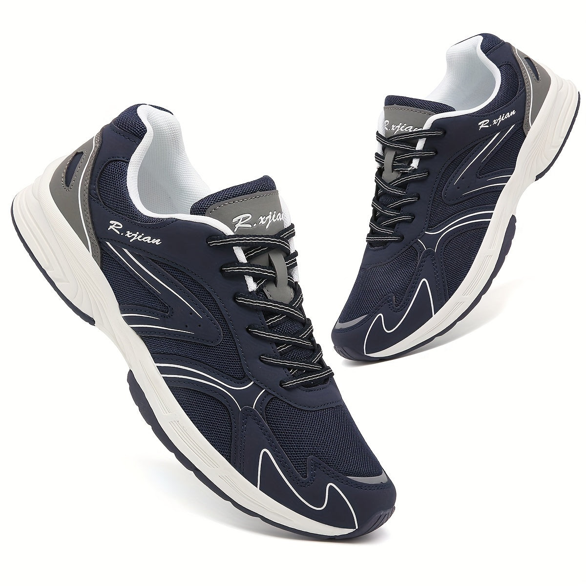 Women's Anti Slip Running Shoes Breathable Lace Up Sports Sneakers