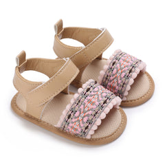 Baby Girls Open Toe Sandals Lightweight Breathable Anti Slip Sandals