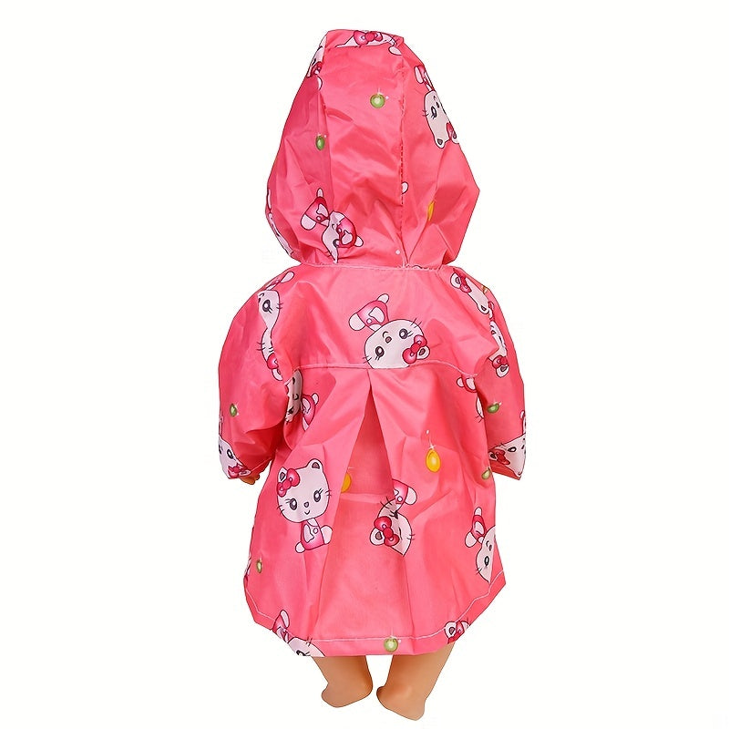 18" Girl Doll Onesie Clothes & Accessories Set