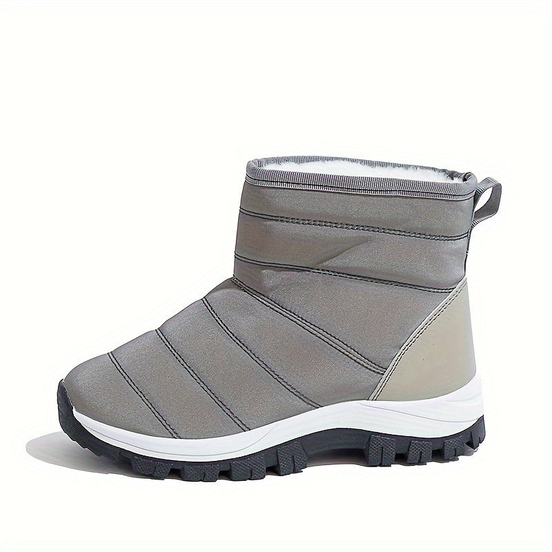 Women's Non slip Snow Boots Warm Winter Outdoor Thickened Medium Tube Boots