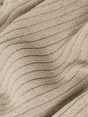 Casual Sweater Women's Plus Ribbed Lantern Sleeve V Neck Jumper
