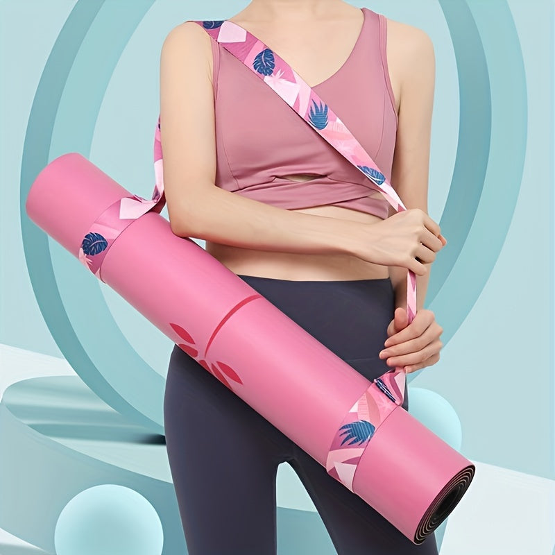Adjustable Yoga Mat Binding Strap Stretching Band