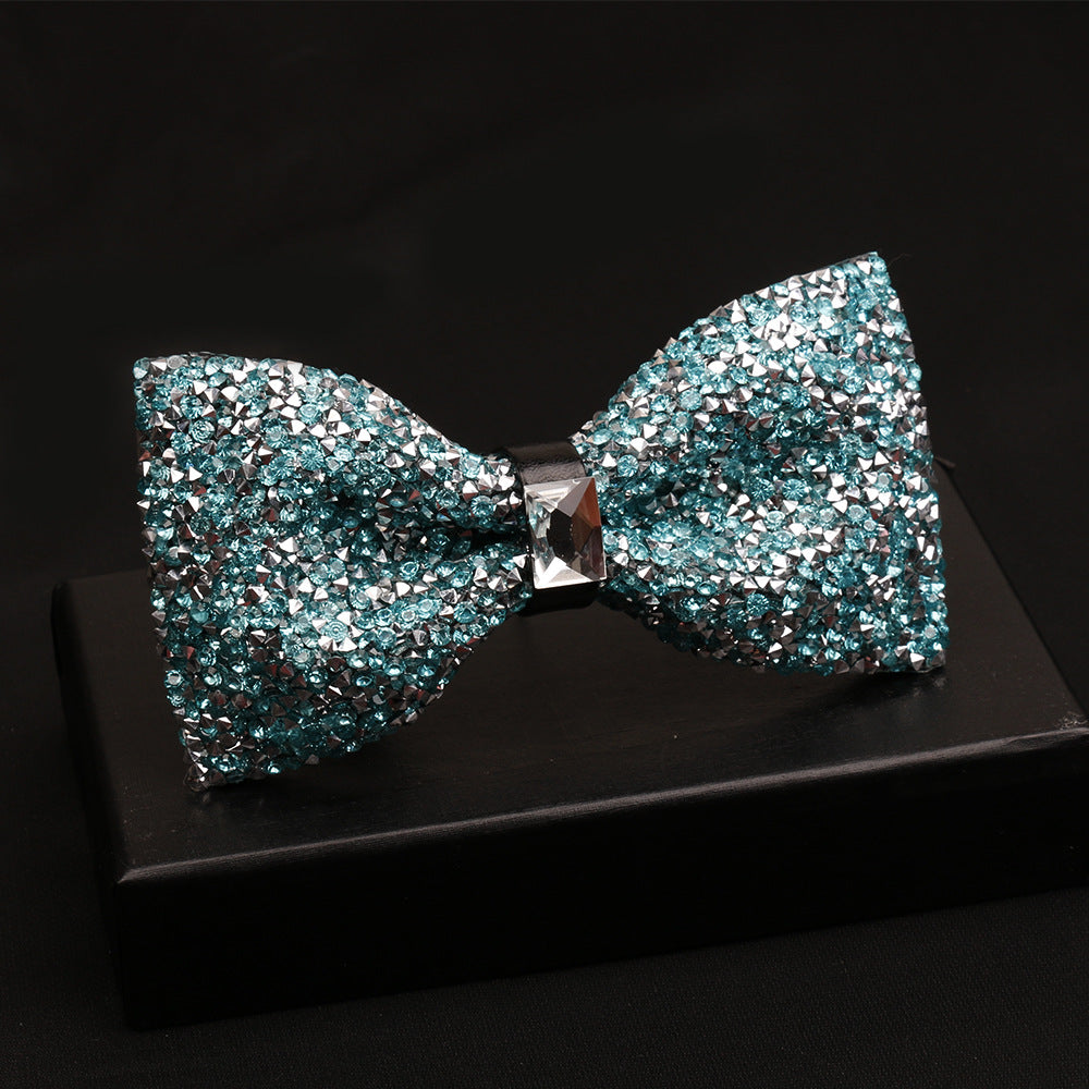 Crystal Bow Tie Gypsophila Rhinestone Men's Banquet Bow Tie
