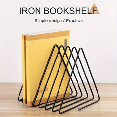 1pc Book Organizer Magazine Holder Desktop File Sorter Organizer Bookend